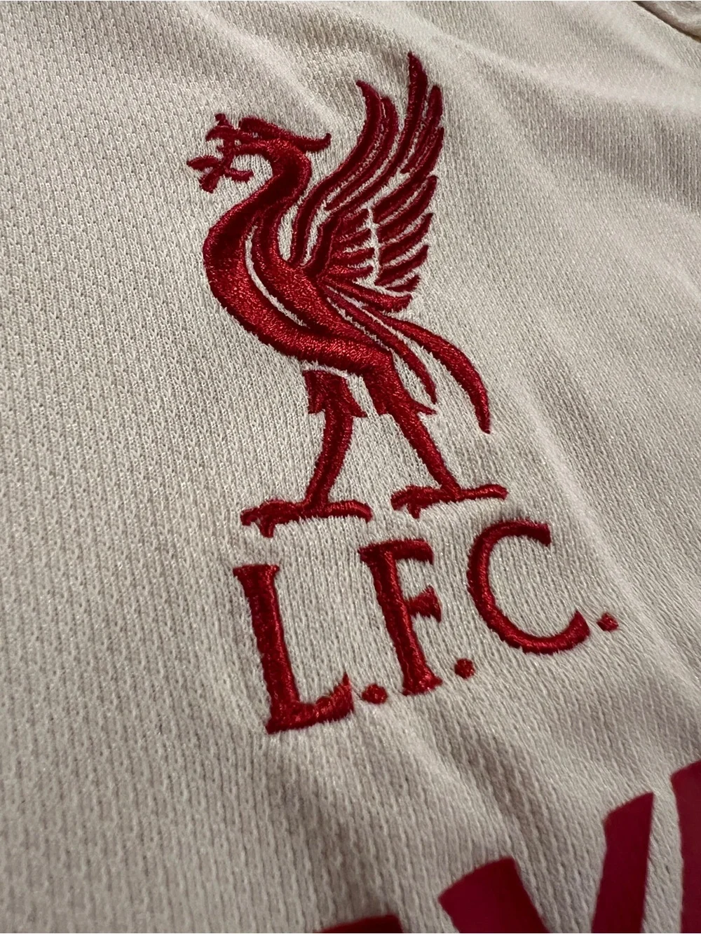 Adidas Liverpool FC Tiro 25 Competition Polo Shirt Cream JV6551 Mens Size 2XL